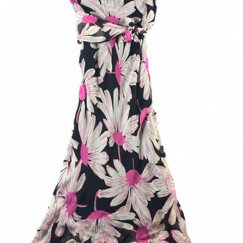 90s Rare Coquette Betsey Johnson 100% Silk Strapless